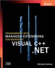 Image for Programming with managed extensions for Microsoft Visual C++.NET