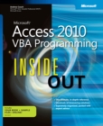 Image for Microsoft Access 2010: VBA programming inside out