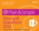 Image for Microsoft SharePoint 2013 plain &amp; simple