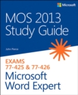 Image for MOS 2013 Study Guide for Microsoft Word Expert