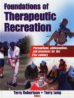 Image for Foundations of therapeutic recreation