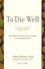 Image for To Die Well