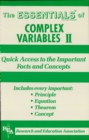 Image for Complex Variables II Essentials