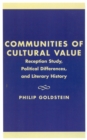 Image for Communities of Cultural Value