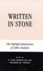Image for Written in stone  : the multiple dimensions of lithic analysis