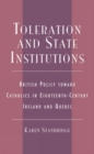 Image for Toleration and State Institutions