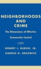 Image for Neighborhoods &amp; Crime