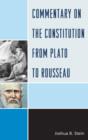 Image for Commentary on the Constitution from Plato to Rousseau