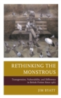 Image for Rethinking the monstrous: transgression, vulnerability, and difference in British fiction since 1967