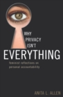 Image for Why privacy isn&#39;t everything  : feminist reflections on personal accountability