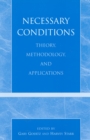 Image for Necessary conditions  : theory, methodology and applications