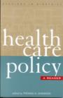 Image for Health Care Policy : A Reader