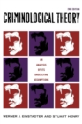 Image for Criminological Theory : An Analysis of its Underlying Assumptions