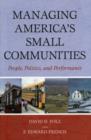 Image for Managing America&#39;s Small Communities