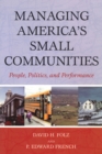 Image for Managing America&#39;s Small Communities