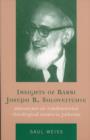 Image for Insights of Rabbi Joseph B. Soloveitchik
