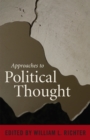 Image for Approaches to Political Thought