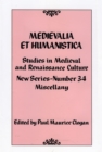 Image for Medievalia et Humanistica, No. 34 : Studies in Medieval and Renaissance Culture