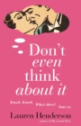 Image for Don&#39;t Even Think About It