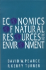 Image for Economics of natural resources and the environment