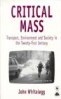 Image for Critical mass  : transport environment and equity in the twenty-first century