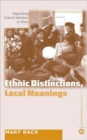 Image for Ethnic Distinctions, Local Meanings