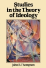 Image for Studies in the Theory of Ideology