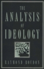 Image for The Analysis of Ideology