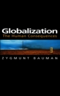 Image for Globalization  : the human consequences