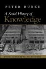 Image for Social History of Knowledge