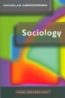 Image for Sociology  : a short introduction