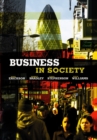Image for Business in society  : people, work and organizations
