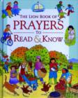 Image for The Lion book of prayers to read &amp; know