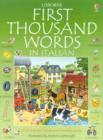 Image for The Usborne first thousand words in Italian  : with easy pronunciation guide