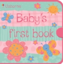 Image for Usborne Baby&#39;s First Book Pink Cloth Book