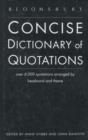 Image for Bloomsbury Concise Dictionary of Quotations