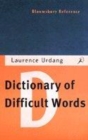 Image for Dictionary of difficult words