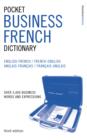 Image for Pocket business French dictionary  : English-French/French-English, Anglais-Franðcias/Franðcais- Anglais