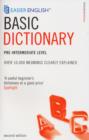 Image for Easier English basic dictionary  : basic dictionary : Pre-intermediate Level