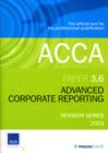 Image for Acca Advanced Corporate Reporting 3.6
