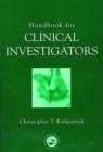 Image for A handbook for clinical investigators