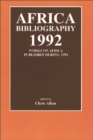 Image for Africa Bibliography 1992