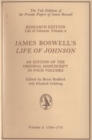 Image for James Boswell&#39;s &quot;Life of Johnson&quot; : An Edition of the Original Manuscript