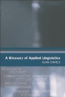 Image for A Glossary of Applied Linguistics