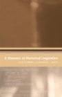 Image for A glossary of historical linguistics