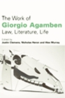 Image for The work of Giorgio Agamben