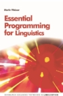 Image for Essential programming for linguistics
