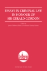 Image for Essays in Criminal Law in Honour of Sir Gerald Gordon