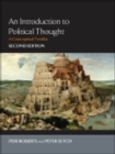 Image for An introduction to political thought: a conceptutal toolkit
