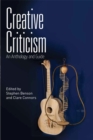 Image for Creative Criticism: An Anthology and Guide